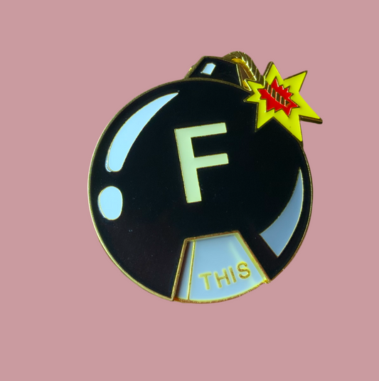 F bomb pin