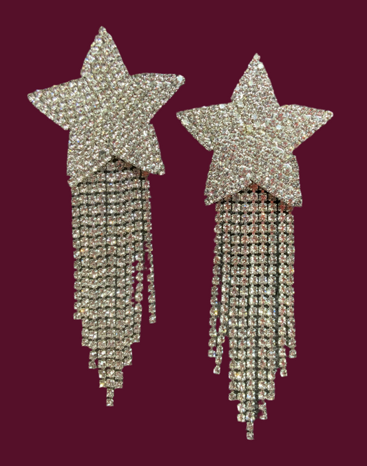 Shooting star earrings