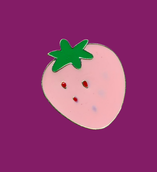 Pink berry pin - slightly imperfect