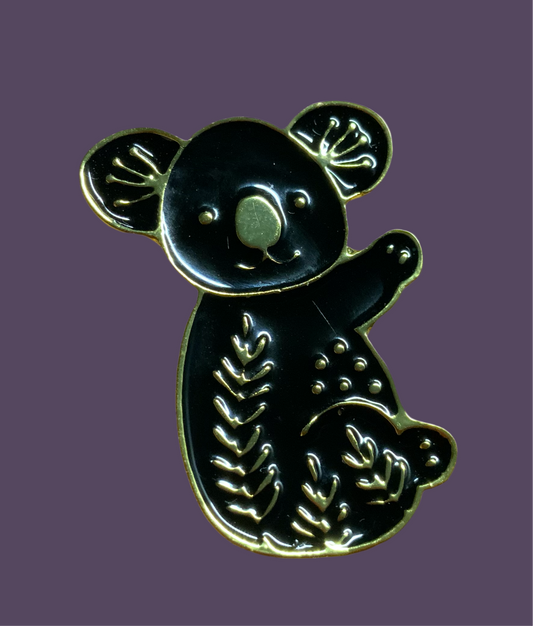 Black koala - slightly imperfect