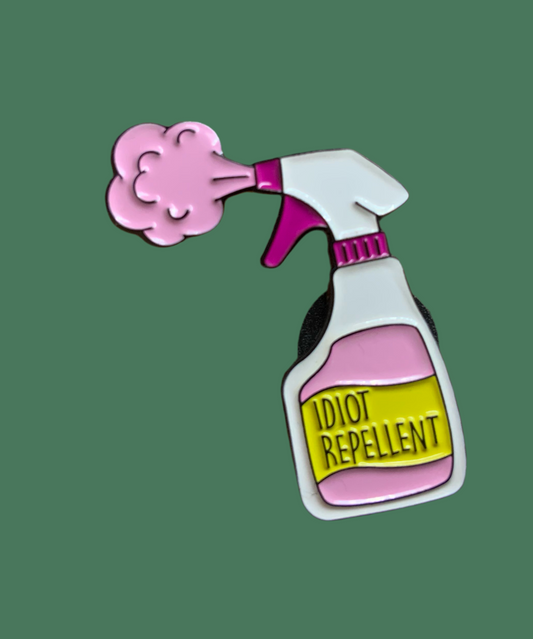 Idiot repellent pin