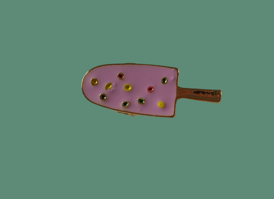 Popsicle sprinkles pin - slightly imperfect