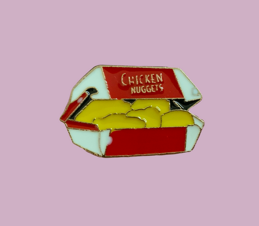 Nuggies pin - slightly imperfect